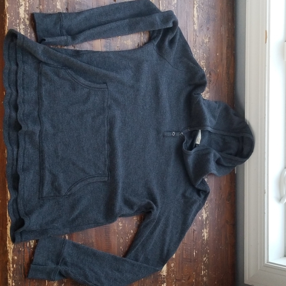 Mens longsleeve thermal with hood